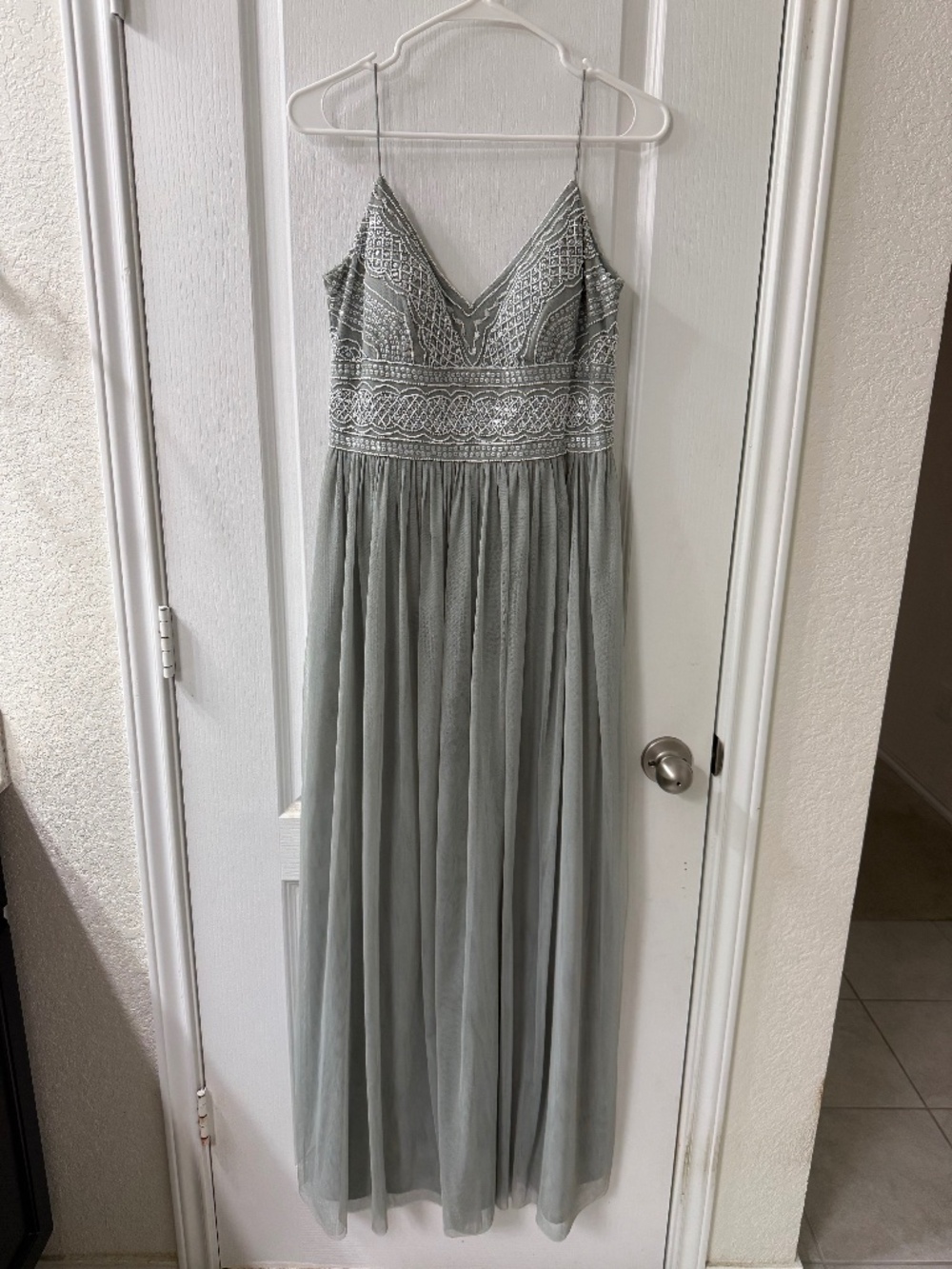 BHLDN beaded bridesmaid dress